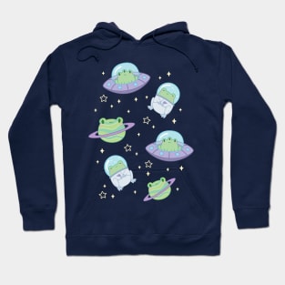 Cute Cosmic Frogs Hoodie